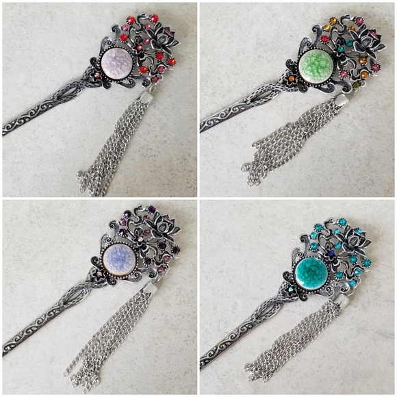 6" Tassel Hairpin - Picture 3 of 8